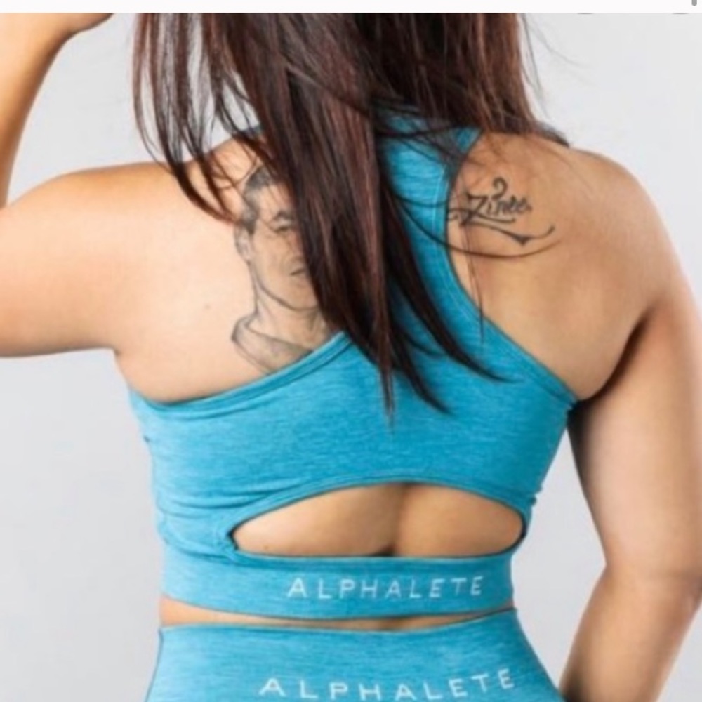 Alphalete vivid blue aero bra!